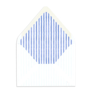 Blue Stripe Envelope Liner