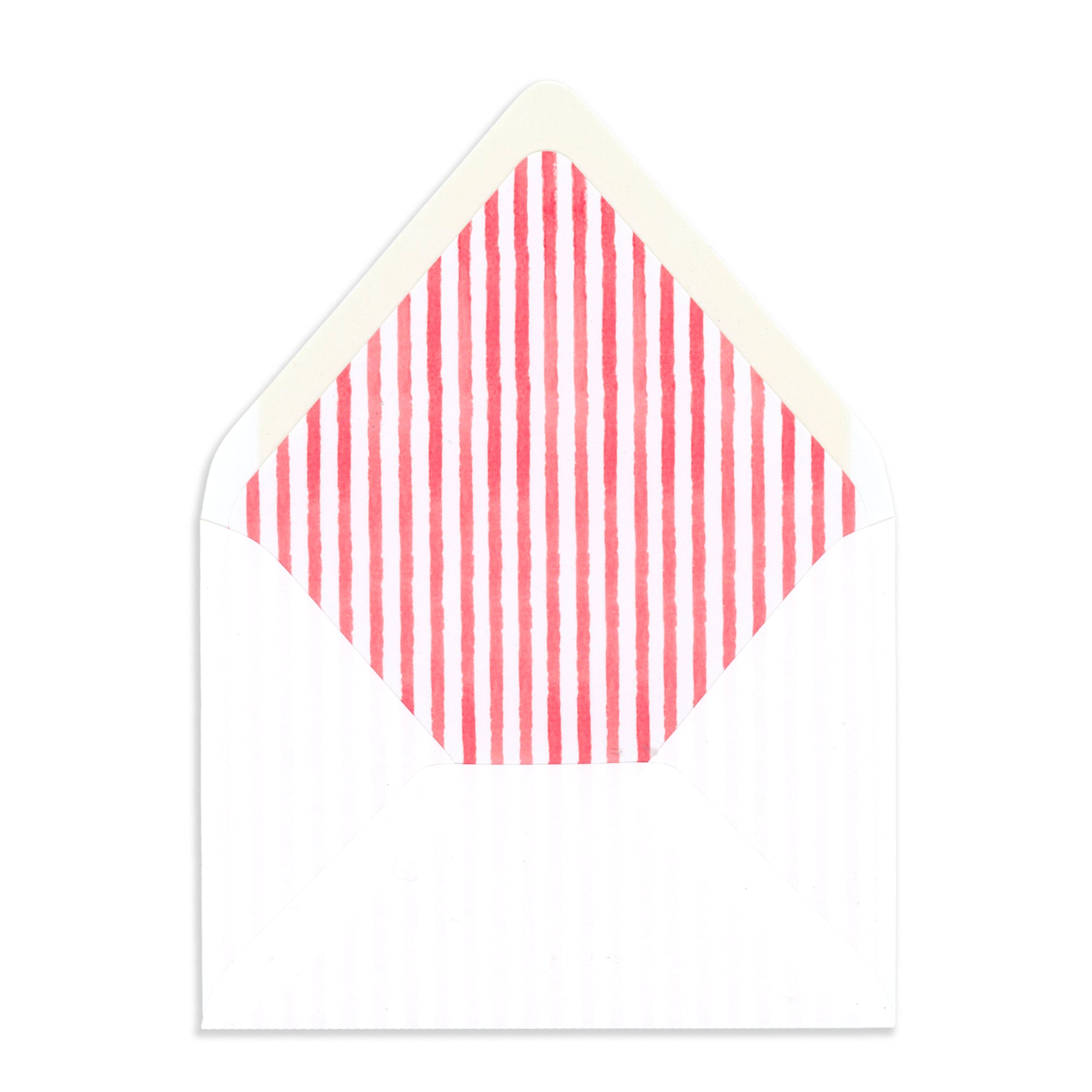 Red Stripe Envelope Liner