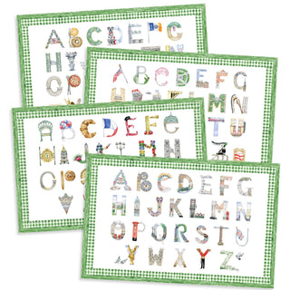 The City Set: Alphabet Placemats