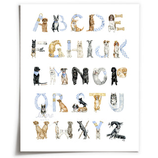 Dog Alphabet Print