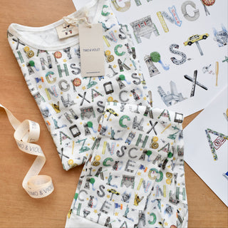 Timo & Violet Pajamas by The Letter Nest